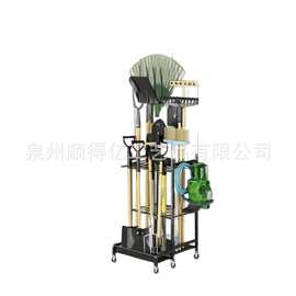 亚马逊 跨境 铁艺园林工具直钩悬挂置物架壁挂式墙上整理架花园