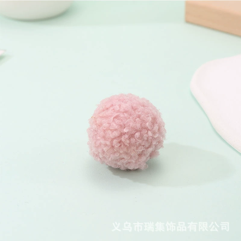 Puffer ball handmade, uniform, accessory with accessories, plush, DIY