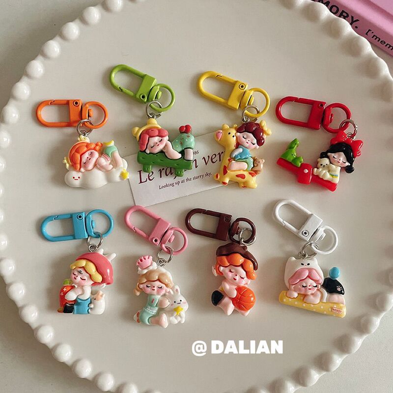 Color Buckle E88 Cute Wendy Wendy Keychain Pendant Cartoon School Bag Hanging Backpack Accessories Girlfriend Gift