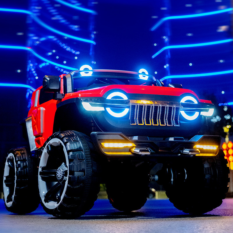 Mini tanque 300 coche eléctrico para niños puede sentarse vehículo todoterreno con tracción en las cuatro ruedas bebé auto-conducción cochecito de control remoto coche de juguete