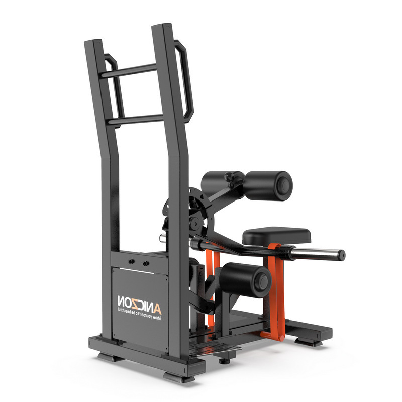 Hacker Squat máquina de fuerza comercial gimnasio equipo de ejercicios estudio de educación privada cadera pierna entrenador de puente de cadera