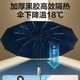 Full-automatic Umbrella Women and Men's Sunlight and Rain Dual-use Reinforced Anti-ultraviolet Sunshade Folding Sun Umbrella