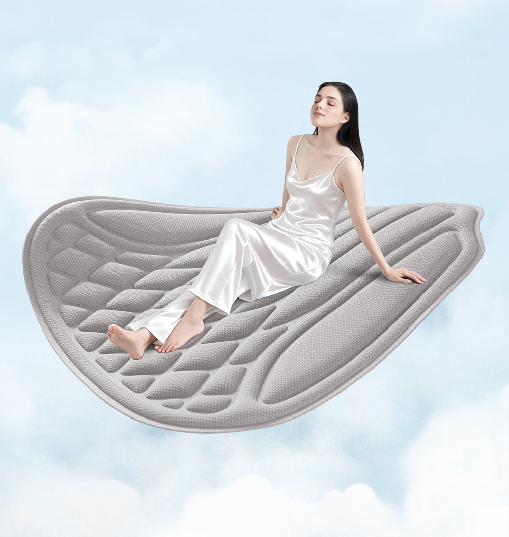 All-season seaweed fiber ice silk car seat cushion, latex seat cushion, summer breathable seat cooling pad, cross-border foreign trade