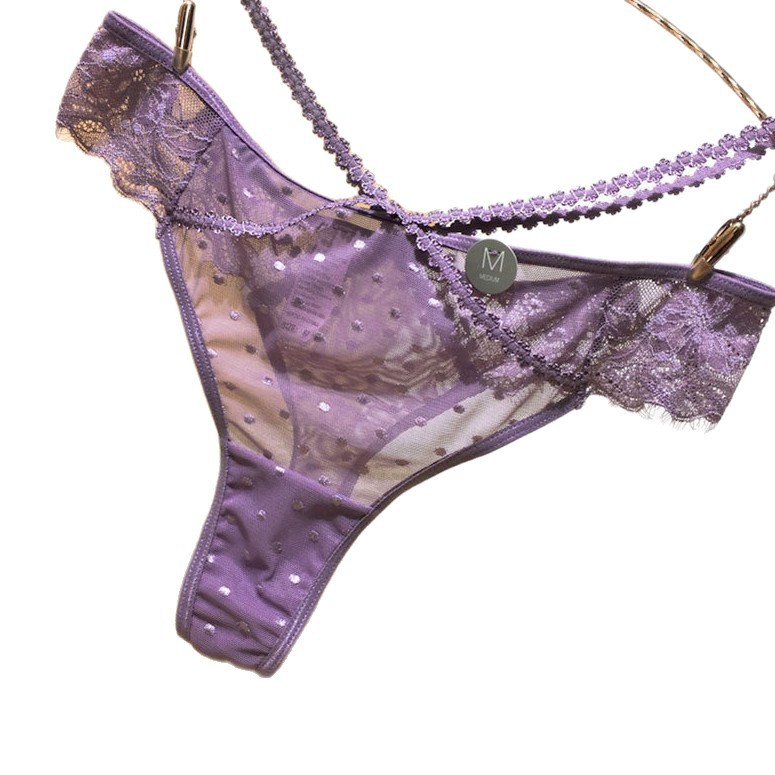 KSS SECRET Seductive Lift Lace Thong 4-Pack: Slip invisibili con incrocio sulla schiena per una silhouette perfetta_voghion.com