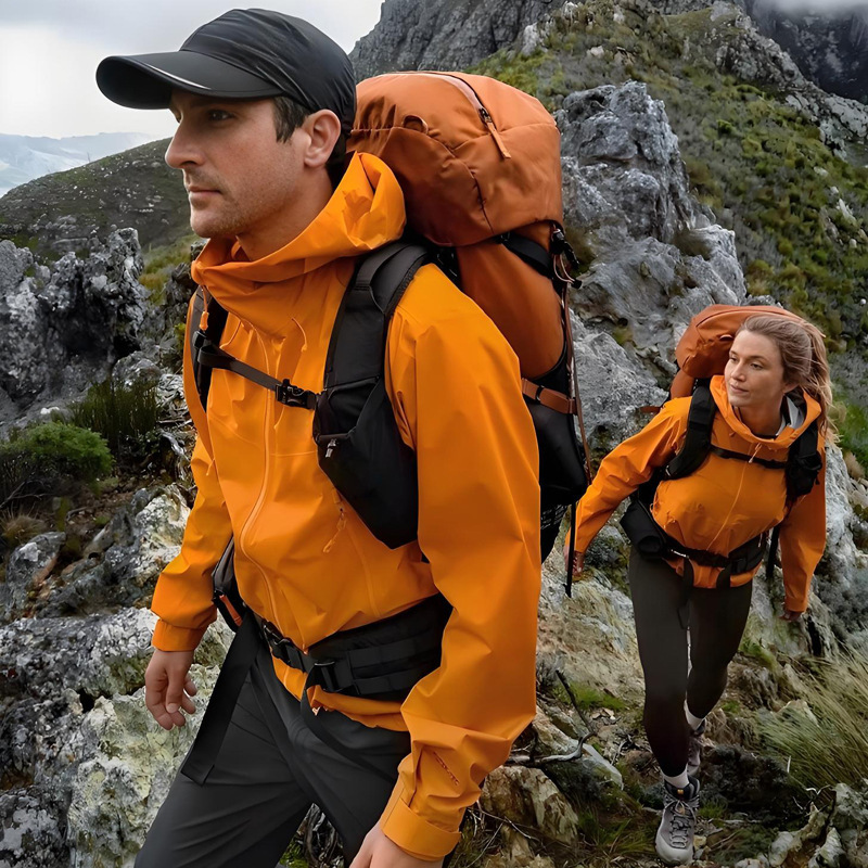 Bogda Lt Hardshell Laminated Outdoor Jacket with down Lining Two-Piece Set Unisex Casual Mountaineering Jacket