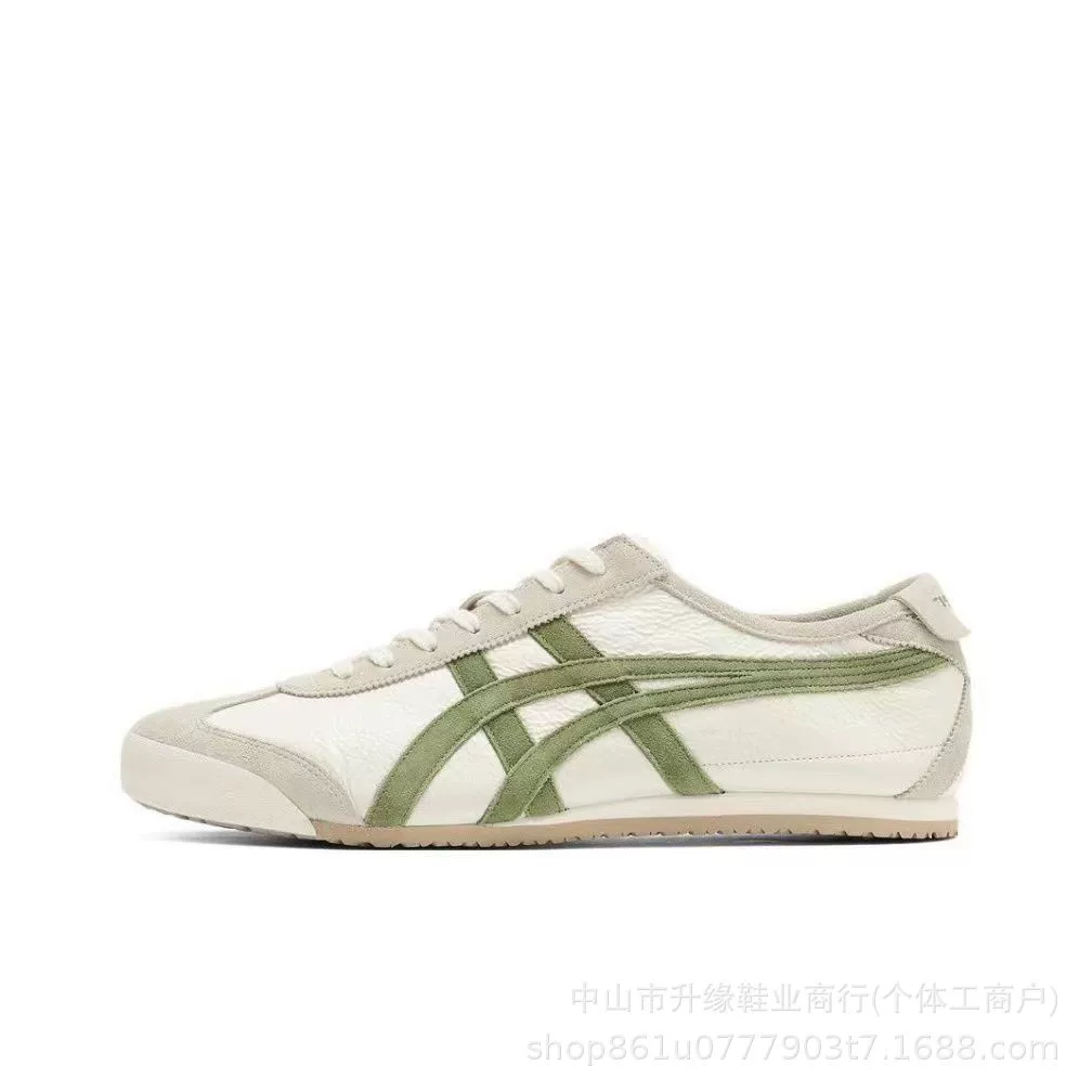 Кроссовки Onitsuka Tiger Mexico 66, двуслойная коровья кожа, повседневный унисекс дизайн