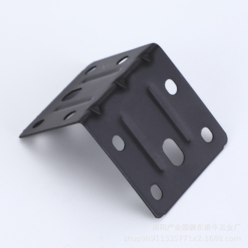 Bathroom stainless steel black and white paint corner code cabinet bathroom furniture fixed accessories 90 degree right angle iron laminate bracket