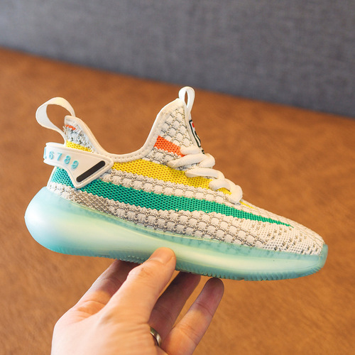 Children's Coconut Shoes Dropshipping Wholesale Wenzhou Children's Shoes Boys Breathable Children's Sports Shoes 2024 Spring New Style