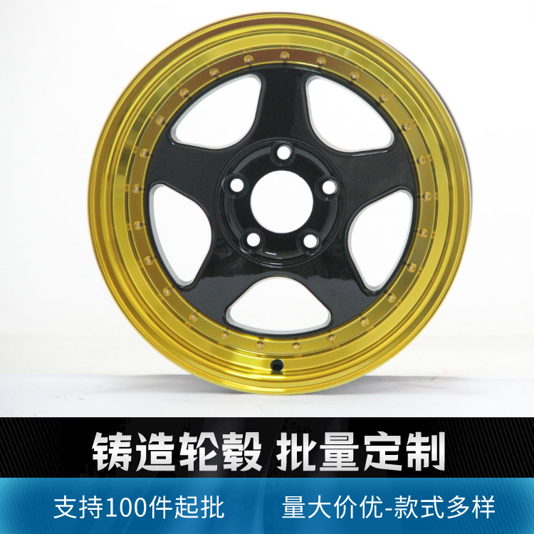 Car wheel hub 17-18 inch bright gold 5-corner star Hot Wheels SUV models multi-factory batch production Car wheel hub 17-18 inch bright gold 5-corner star Hot Wheels SUV models multi-factory batch production
