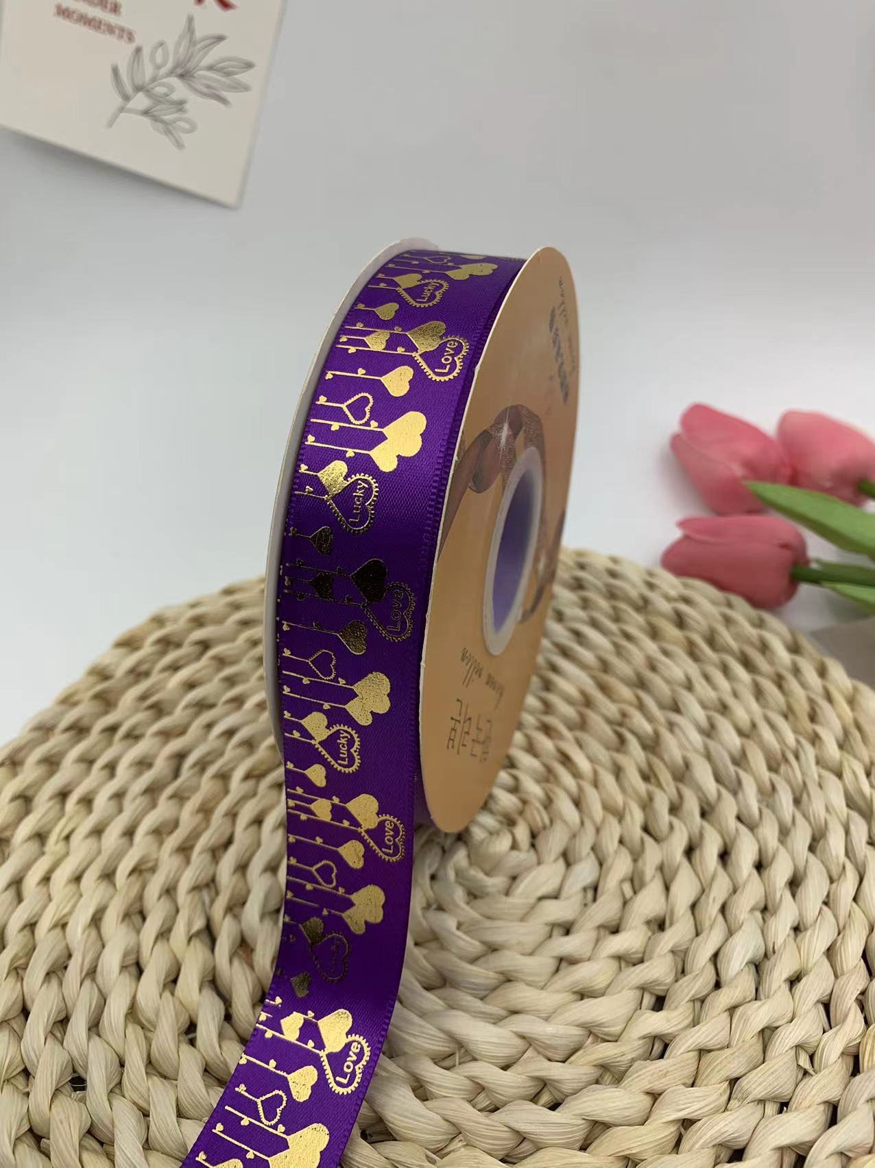 2023 nuevo amor bar bandeja hecha a mano cinta amor Meteor regalo caja embalaje cinta al por mayor