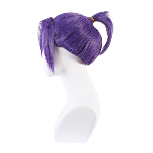 Doukou Yuying Lingwang Cos Wigs Purple One-piece Braided Hairstyle Costume Blue Prison Anime Cos Wigs