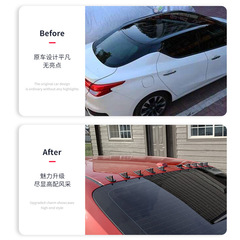 Car modification accessories EVO style pointed tip adhesive universal shark fin roof tail car antenna