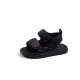 Children's Sports Sandals 202 Summer New Girls Children's Open Toe Soft Bottom Beach Shoes Boys Soft Surface Leather Sandals
