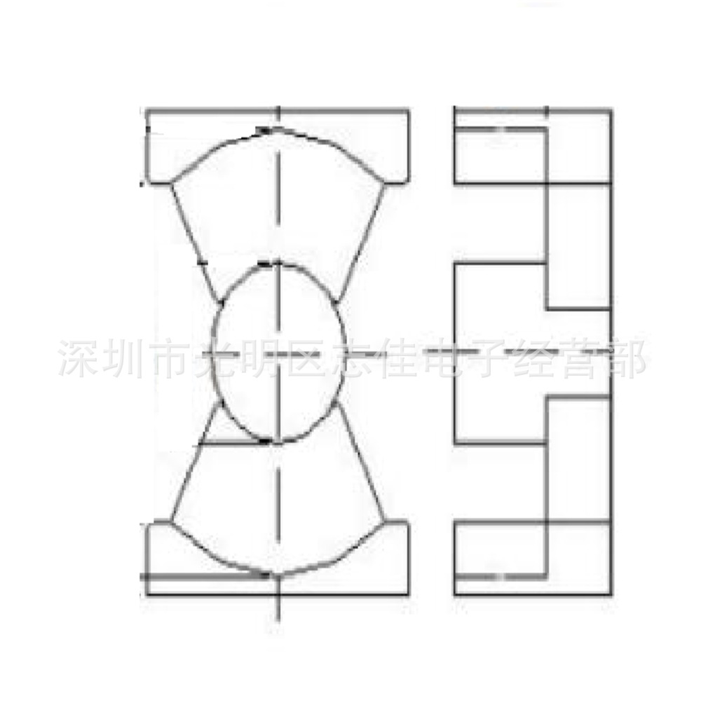 PQ2318变压器磁芯PQ2318铁氧体磁芯电源磁芯高频磁芯