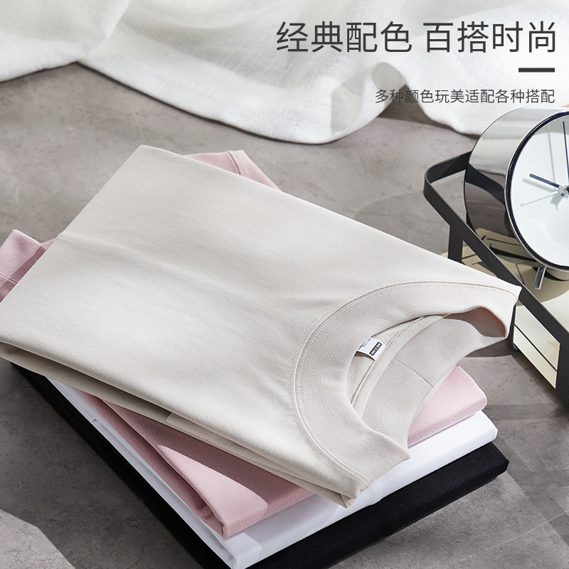 ROW極簡風郭形コウモリ袖tシャツ女性ゆったり版後中縫いデザイン感シンプルな半袖tシャツ