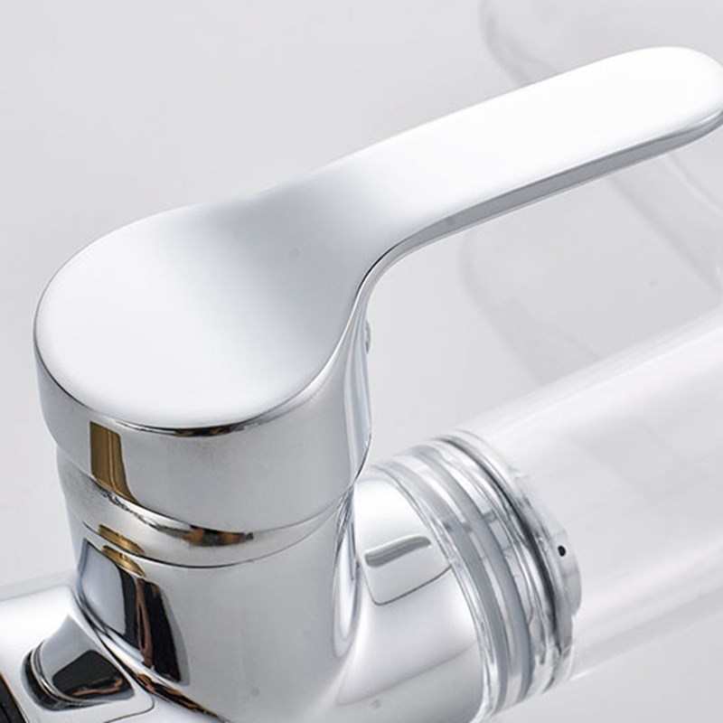 Bathroom Hot and Cold Water Basin Faucet, Washbasin Wine Gla