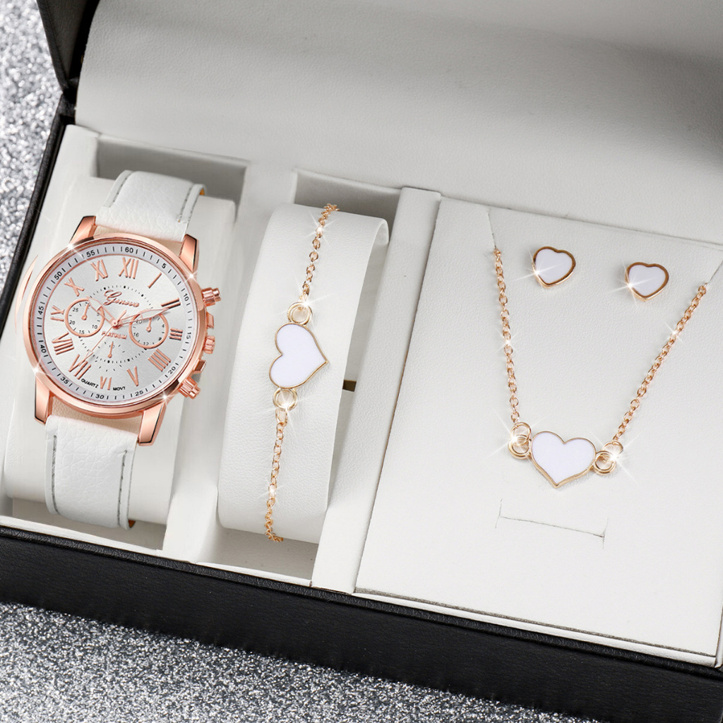 White watch, gift box