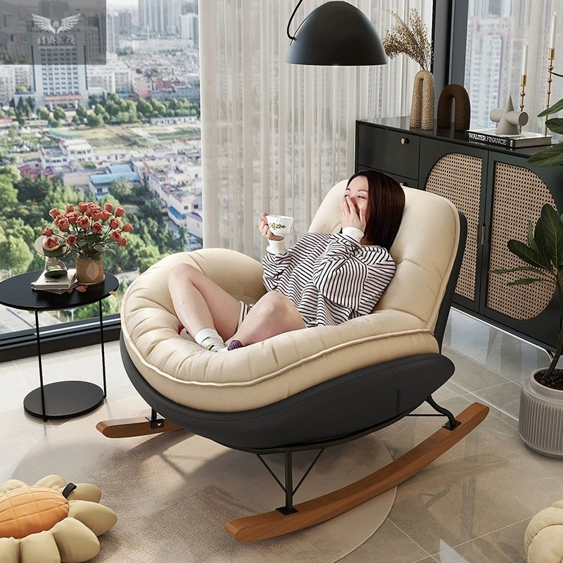 Silla de pingüino de lujo ligera, sofá único, silla de asiento, balcón para adultos, sofá casero, sofá de cama