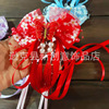 Hairgrip from pearl with bow, three dimensional hair accessory, children's Hanfu, with embroidery, Chinese style