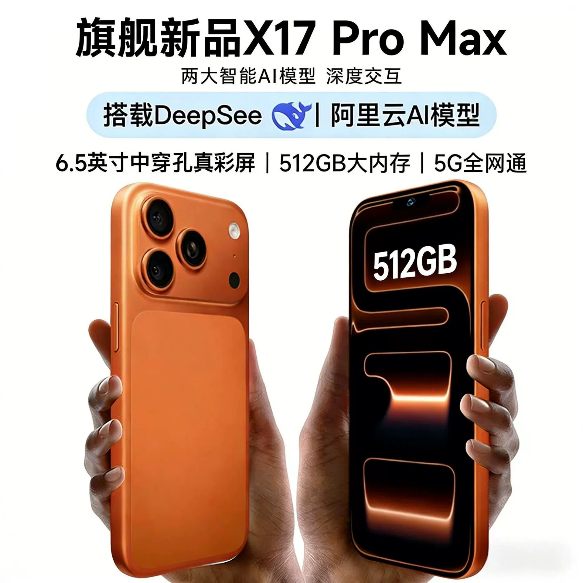 Подлинный смартфон, мобильный телефон, Intel Core i17, 5G, (Новый и запечатанный), Android
