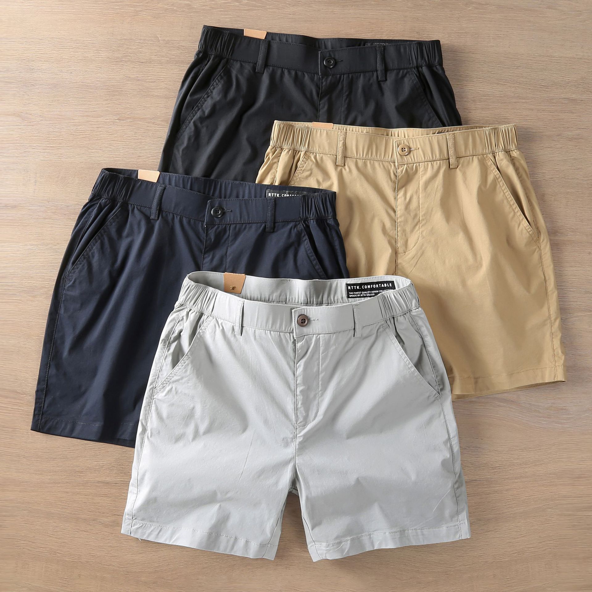 Summer quick dry Japanese shorts, breathable base trousers, loose straight fit