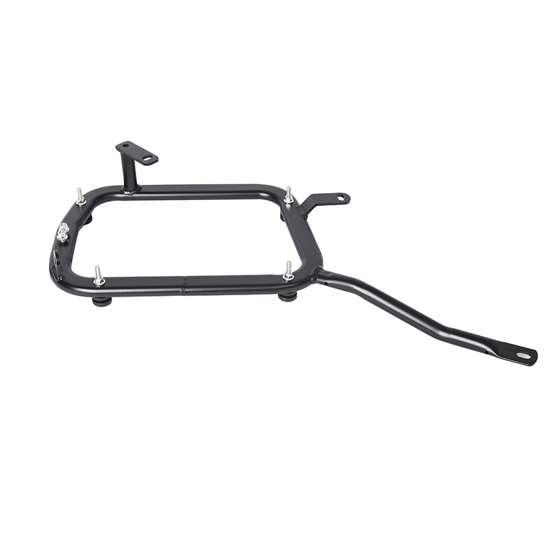 Aplicable a Benelli 502X marco lateral Jimpeng motocicleta marco lateral de caja lateral de acero al carbono soporte de tubo de escape de caja lateral