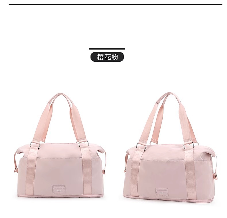 Bolsa de viaje de gran capacidad para mujer con tirante portátil para viajes de negocios, bolsa de almacenamiento portátil para el parto, bolsa de deporte y fitness, bolsa de lona