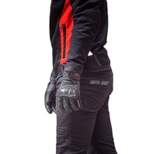 春夏摩托车骑行越野碳纤维手套透气机车男女防摔赛车手套户外运动