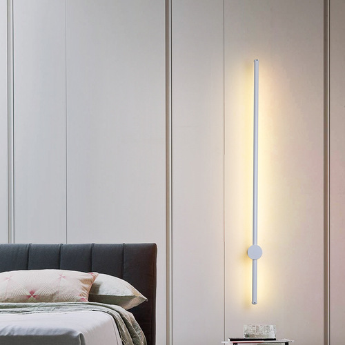 极简长条壁灯卧室床头灯现代简约客厅沙发格栅电视背景墙灯具批发