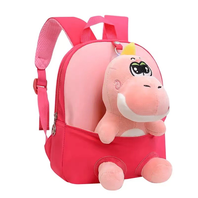 3D unicornio estereoscópico mochila juguete de peluche jardín de infantes caricatura lindo mochila pequeña mochila ligera