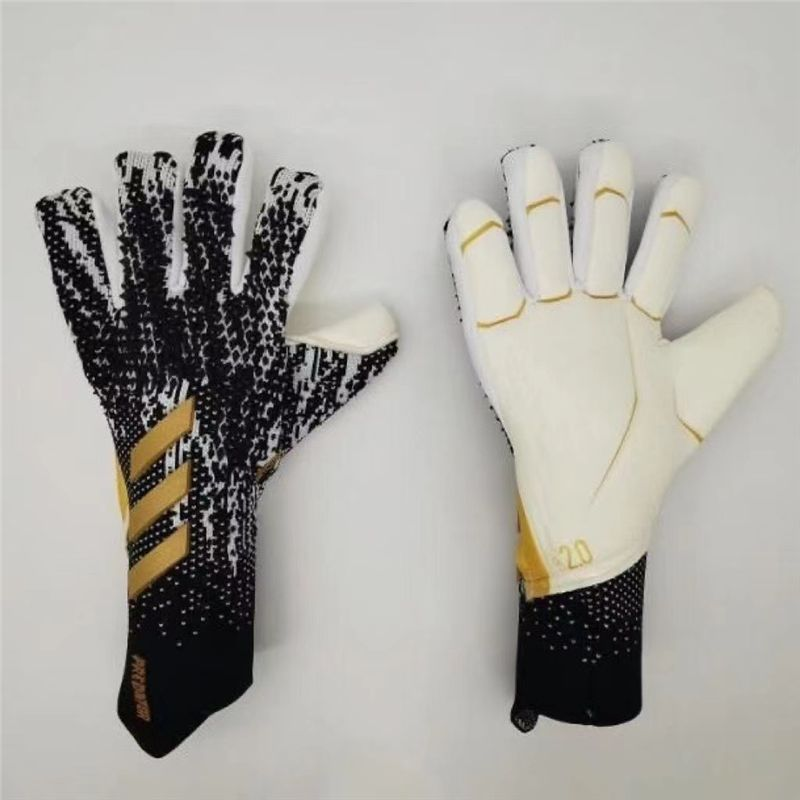 Guantes de fútbol portero profesional portero adulto Halcón juego infantil antideslizante desgaste transpirable flores de seda dorada platina
