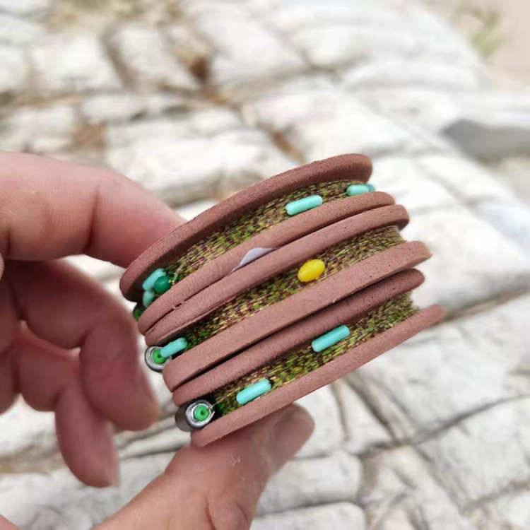 廠家定制線組 斑點線組 手工綁好成品競技主線 方便台釣隱形魚線