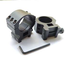 高款30mm孔径瞄镜管夹手电筒支架 三钉加固抗震光学支架 电筒夹