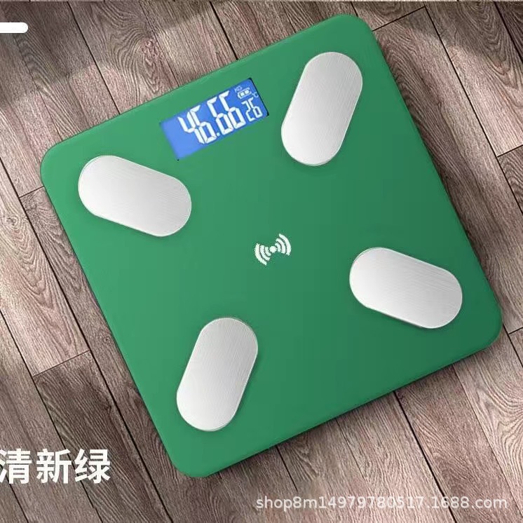 Báscula de grasa corporal para pérdida de peso Bluetooth inteligente y precisa medición de peso grasa carga corporal mujer hogar pequeña báscula electrónica