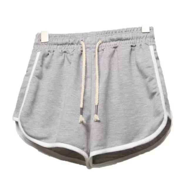 회색 7부 바지