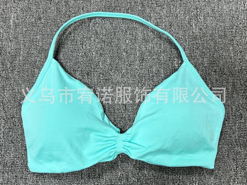 DFYNE 同じスタイルの Amazon シームレスブラジャー レディース バックレス ホルターブラ スポーツ ヨガ サスペンダー スモールブラ|undefined