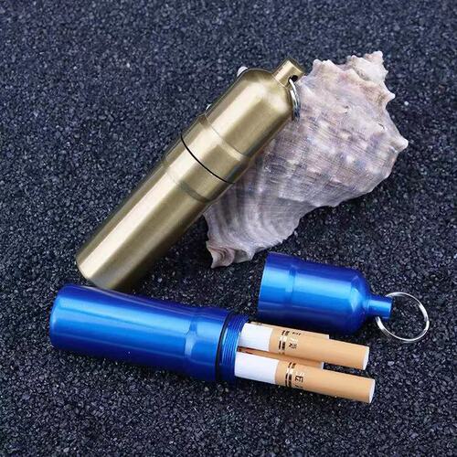 Outdoor waterproof and moisture-proof portable chimney 5-pack pendant sealed pressure-resistant medicine box men's tobacco cigarette box wholesale