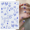 Nail stickers, fresh adhesive fake nails for nails, suitable for import, new collection, 3D