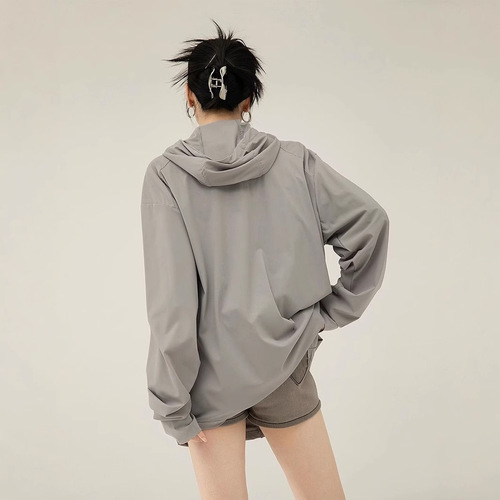 Men's Summer Sun Protection Suit, Outdoor, Anti-Ultraviolet, Breathable, Ultra-Thin Outerwear