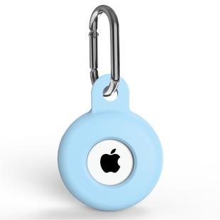 Airtag Protective Cover Is Suitable for Apple Airtags Silicone Cover Keychain Anti-Lost Locator Protective Shell Buckle