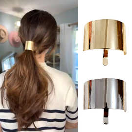 欧美夸张发勾欧美发饰百搭休闲马尾扣时尚u形发夹发叉头饰跨境夹