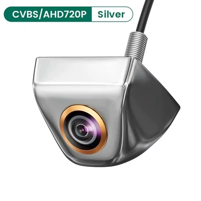 Car rearview camera 1080P HD 170° ° Wide-angle night vision waterproof fisheye AHD vehicle rearview camera (Vehicle camera) - silver-ahd720p-cvbs
