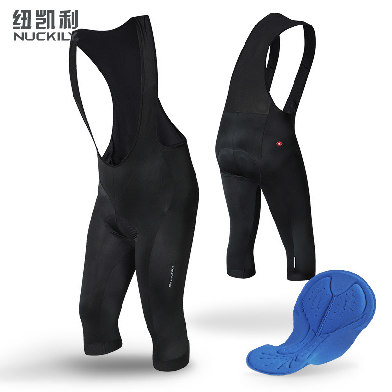 Nuckily Cycling Bib Shorts 7 Bicycle Mountain Bike Cycling Shorts Road Bike Outdoor Moisture-Wicking