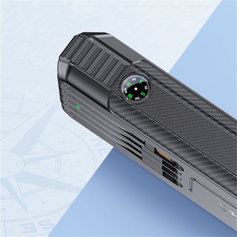 3c 3c Neue Outdoor-Solarbank mit integriertem Kabel, 33800 mAh, große Kapazität, schnelles kabelloses Laden, tragbare Stromversorgung_voghion.com