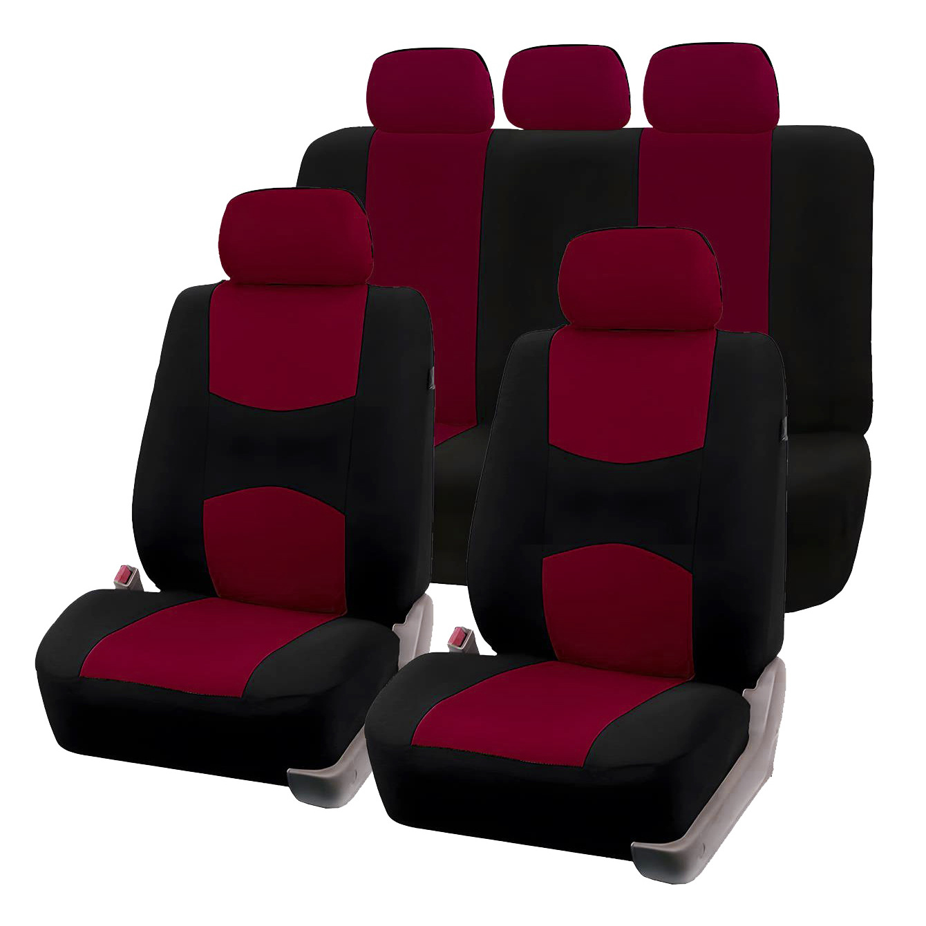 Foreign trade seat covers, car seat covers, polyester fabric flat seat cushions, universal seat covers and cushions for all seasons, Amazon, Temu