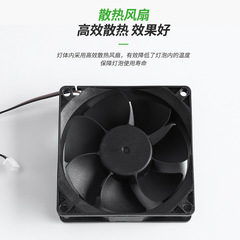 LED fin bulb light with high brightness for workshop, warehouse, and exhibition hall lighting, E27 base, 50W-200W high-power bulb