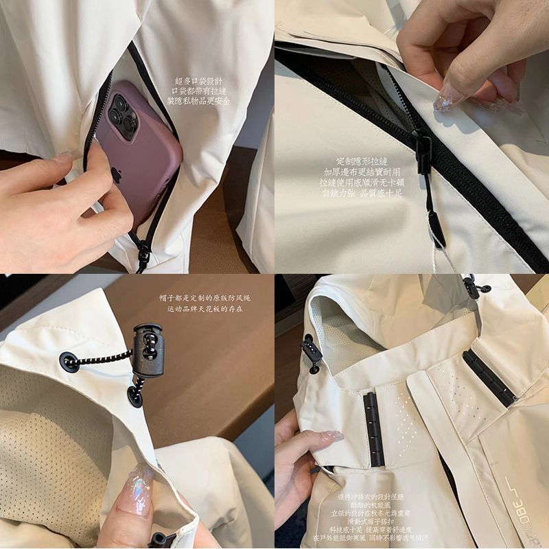 La marca NK oficial de trajes de asalto de olei al aire libre viaje de montaña 3 en 1 desmontable chaqueta de calor a prueba de viento