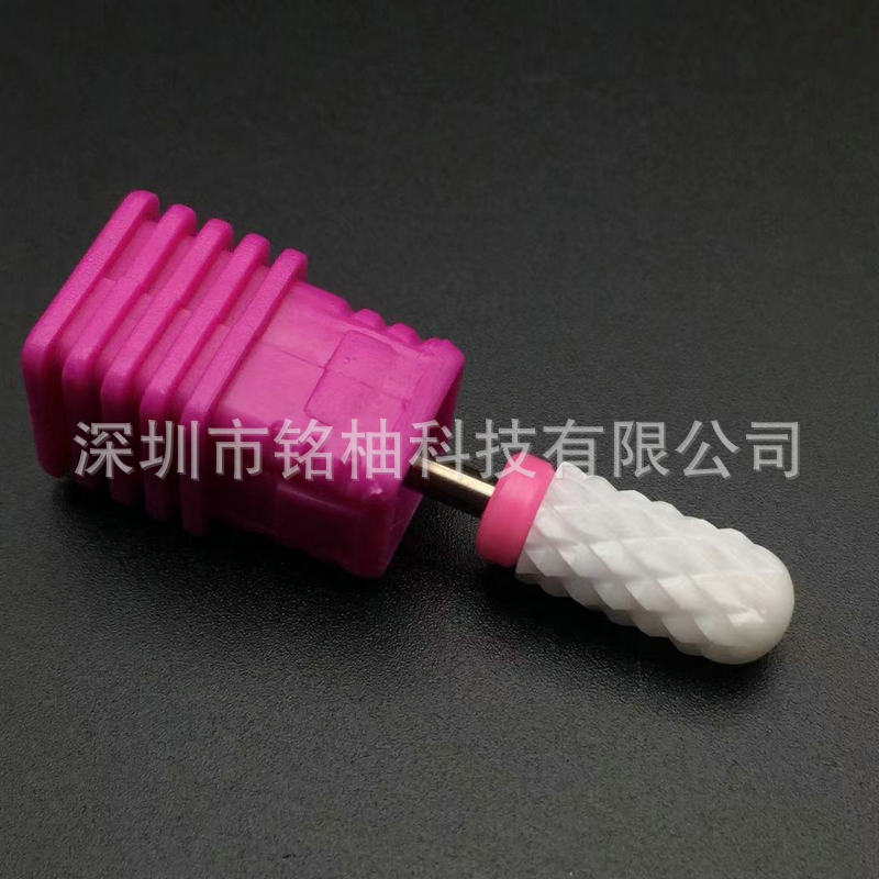 Esmalte de uñas cabeza redonda cilíndrica cabeza de molienda rápida polaco removedor de esmalte de uñas diamante esmalte de uñas accesorios de la máquina de pulir