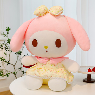 Cartoon Garden Kurome Doll Large Pillow Melody Plush Toy Girls Birthday Gift Event Gift