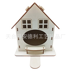 Wooden DIY Birdhouse Set for Kids Boys and Girls, Doodle Making House Birdhouse Assembly Outdoor Bird Feeder